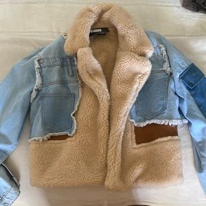 Denim cozy jacket 🩷